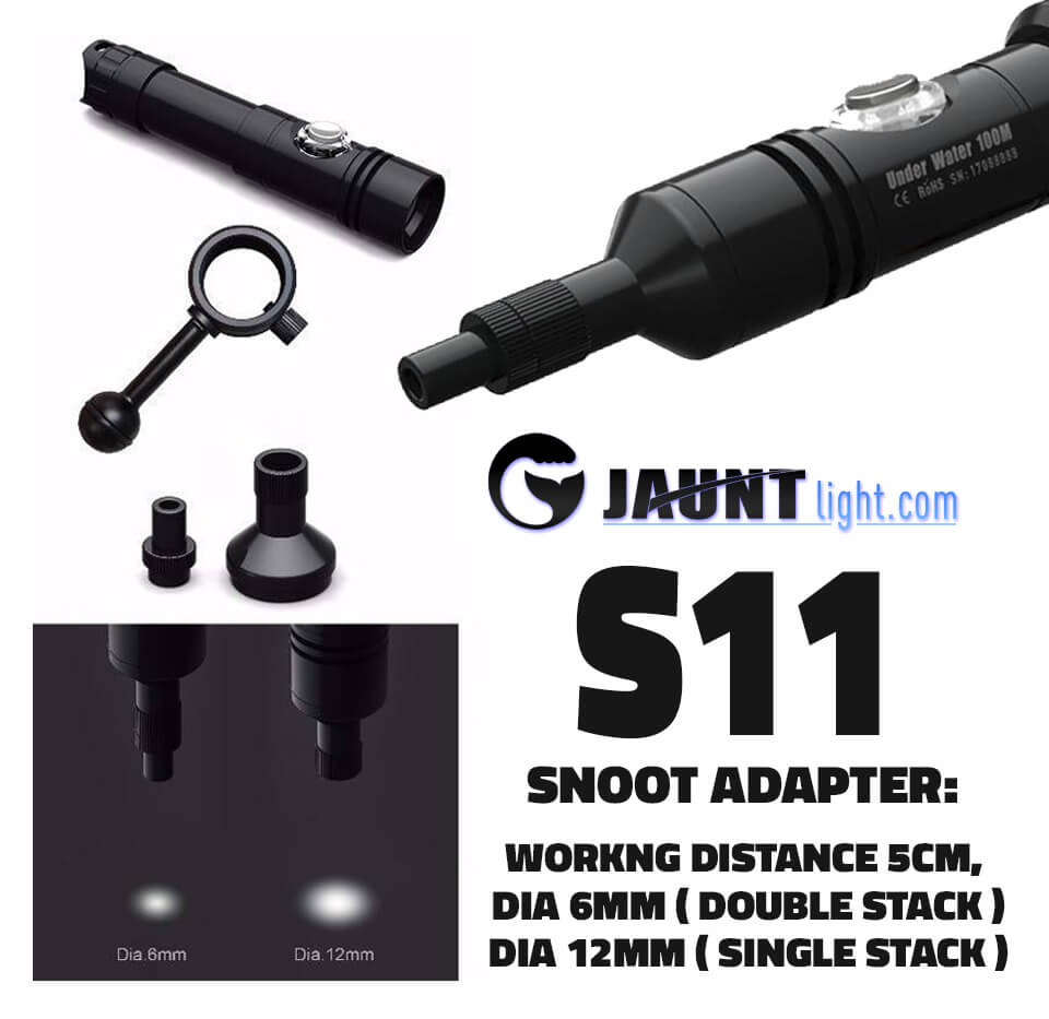 Jaunt S11 DIve Light With Snoot Review