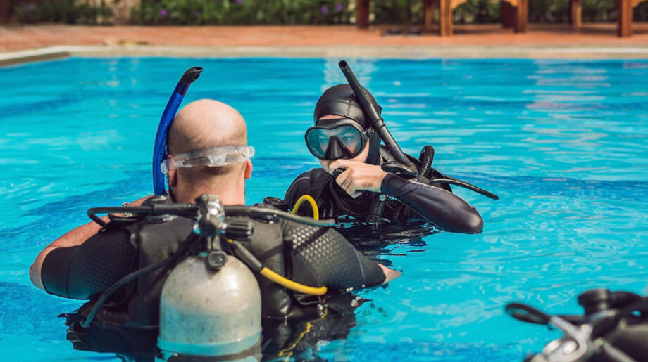 learn to scuba diving guide Underwater clicks