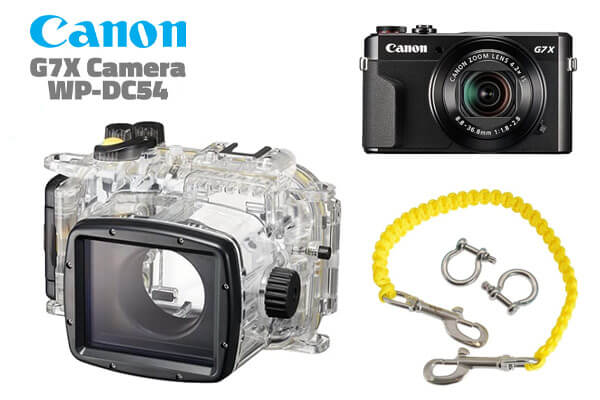 Buy a Canon G7X and Underwater Housing WP DC54 Set
