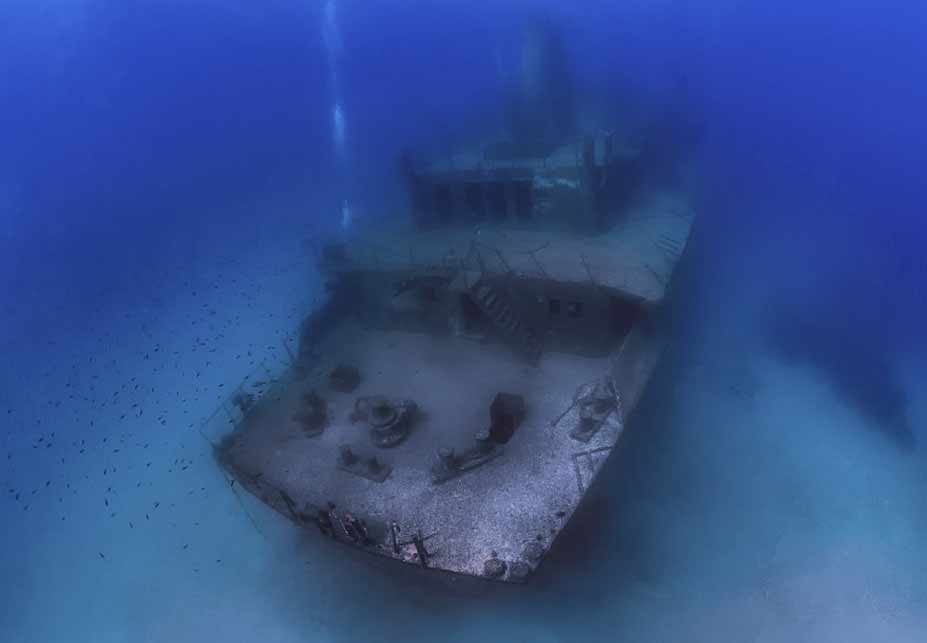 Best Malta Wreck Dive Um El Faroud Stern